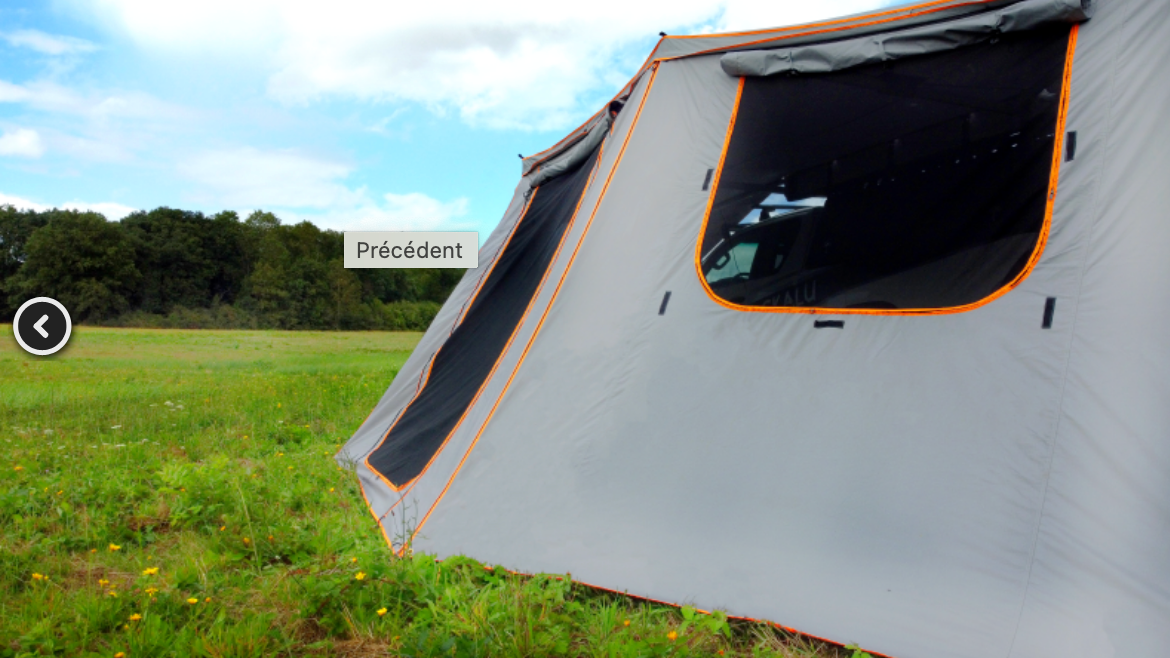 Walls for ROCKALU 450° awning with door, windows and mosquito nets